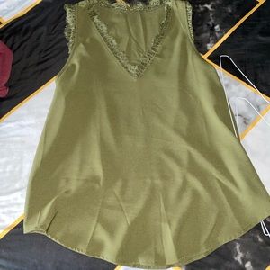 Lace neckline Blouse
